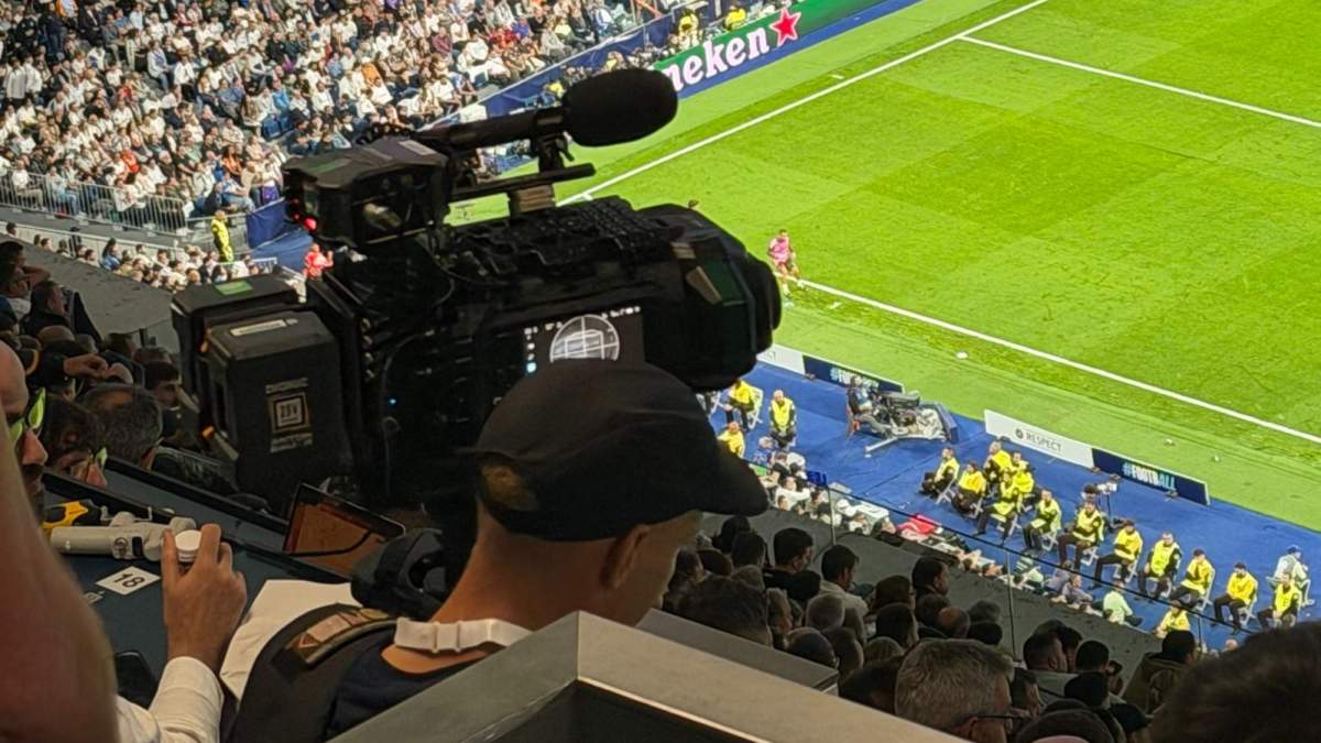 Las cámaras de Apple en el Bernabéu Las cámaras de Apple en el Bernabéu