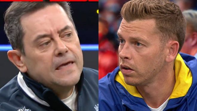Tomás Roncero y Jota Jordi: enemigos en 'El Chiringuito' Tomás Roncero y Jota Jordi: enemigos en 'El Chiringuito'