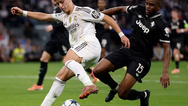 Arda Güler frente a la Juventus Arda Güler frente a la Juventus