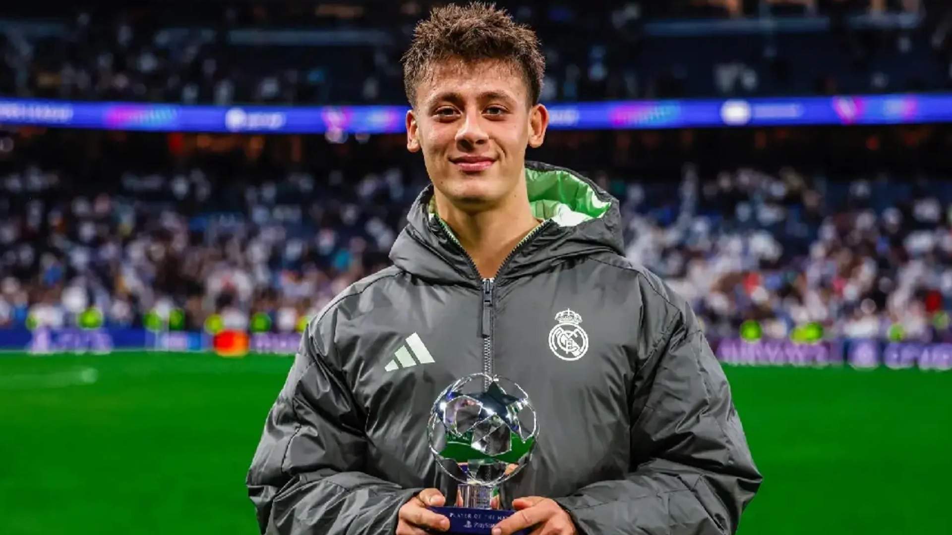 La llamativa reacción de Güler al saber que fue escogido como el mejor del partido