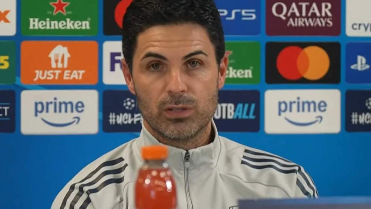 Mikel Arteta en rueda de prensa Mikel Arteta en rueda de prensa