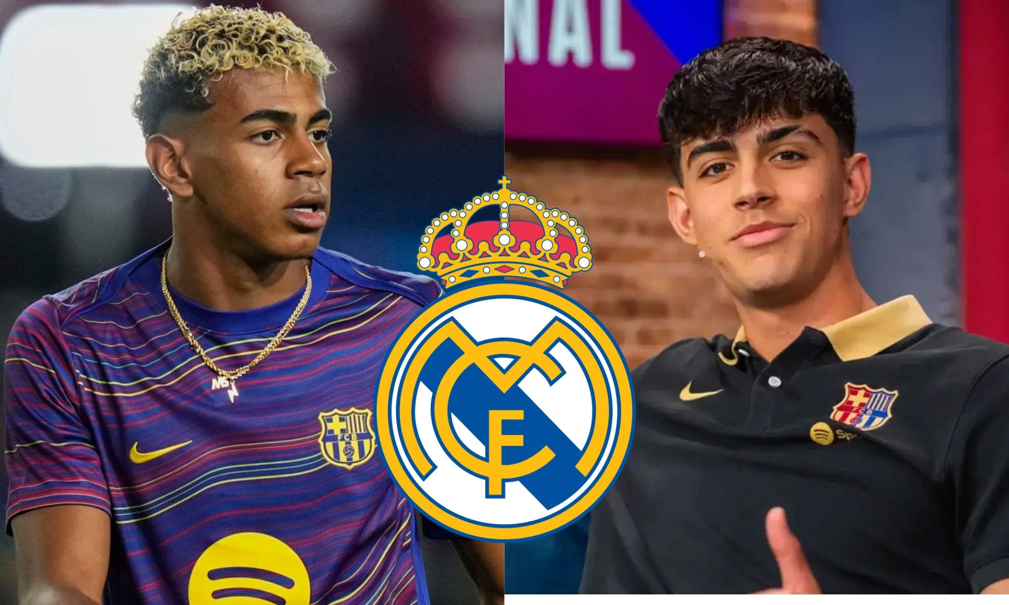 Lamine Yamal y Marc Bernal Lamine Yamal y Marc Bernal