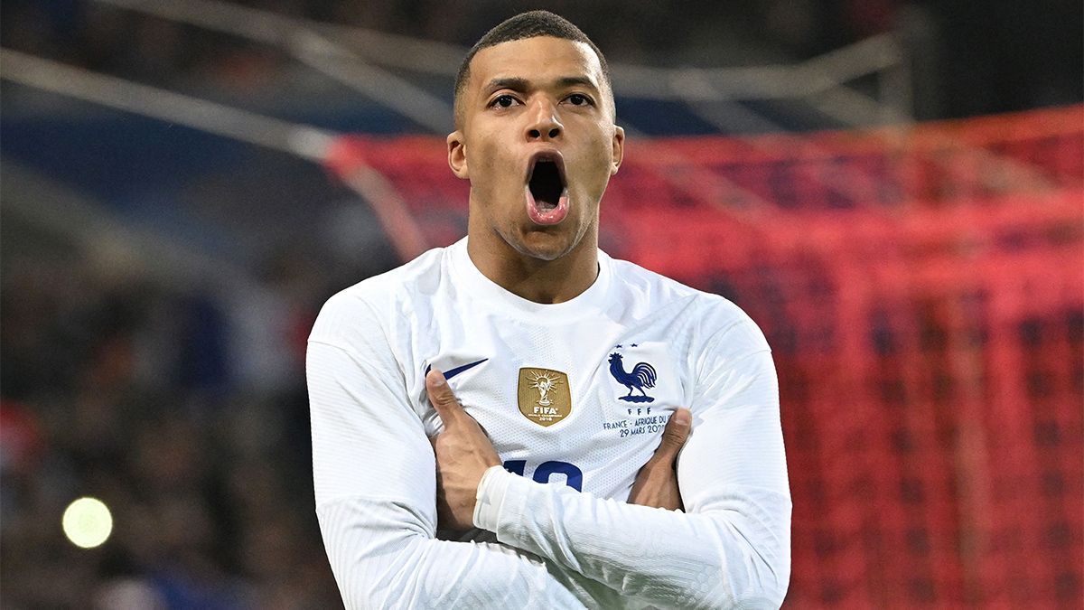 Kylian Mbappé jugador del PSG y de la Selección de Francia