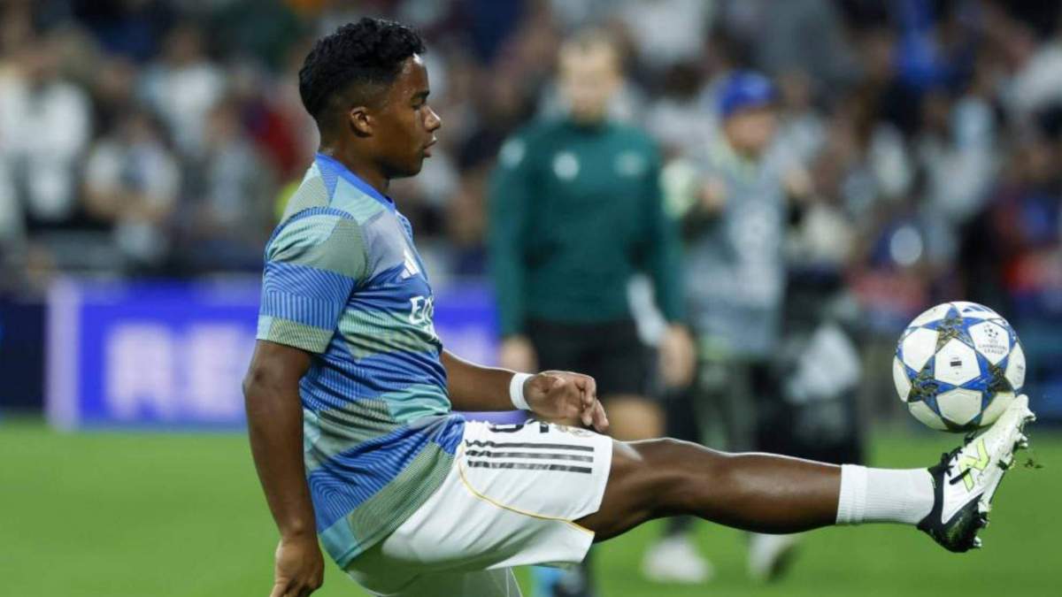 endrick calentamiento realmadrid