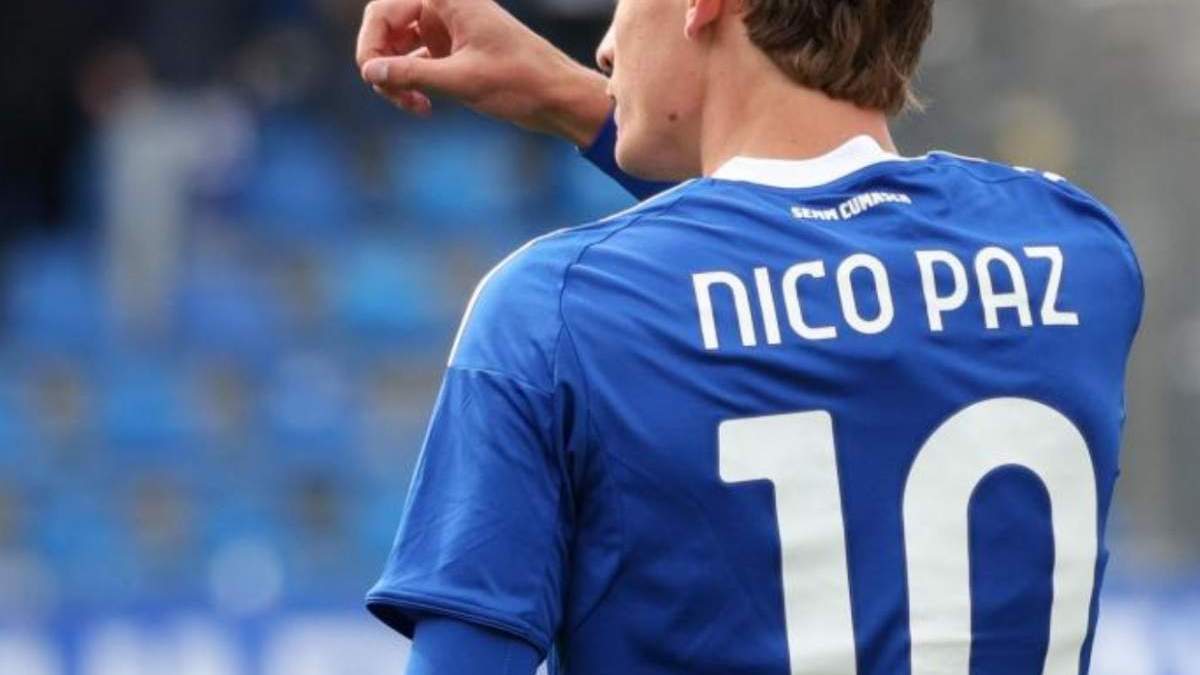 nico paz celebracion gol como nico paz celebracion gol como