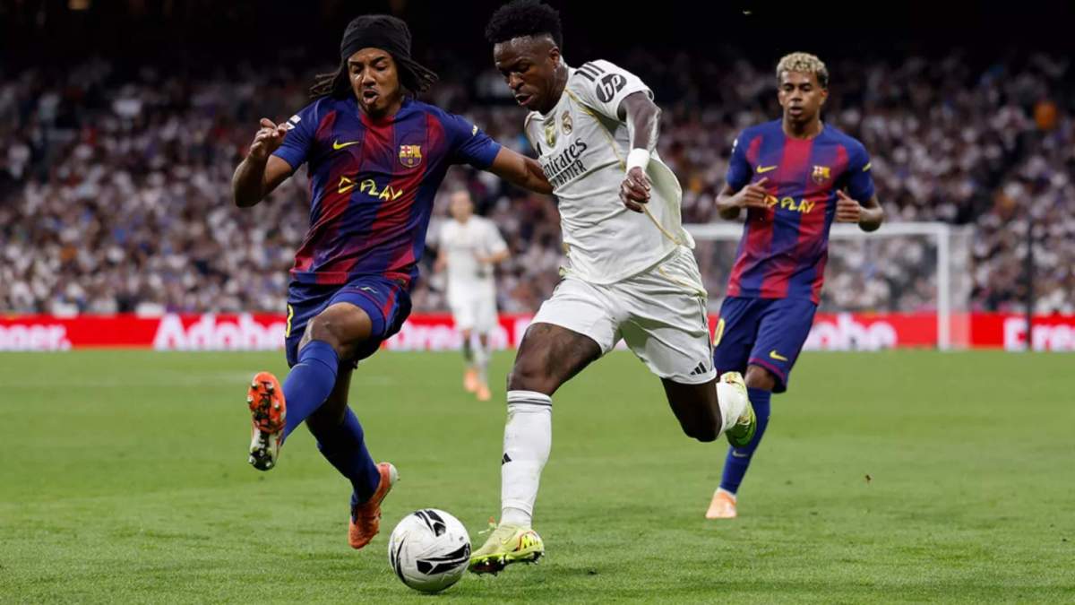 Vinicius durante el Clásico (1) Vinicius durante el Clásico (1)