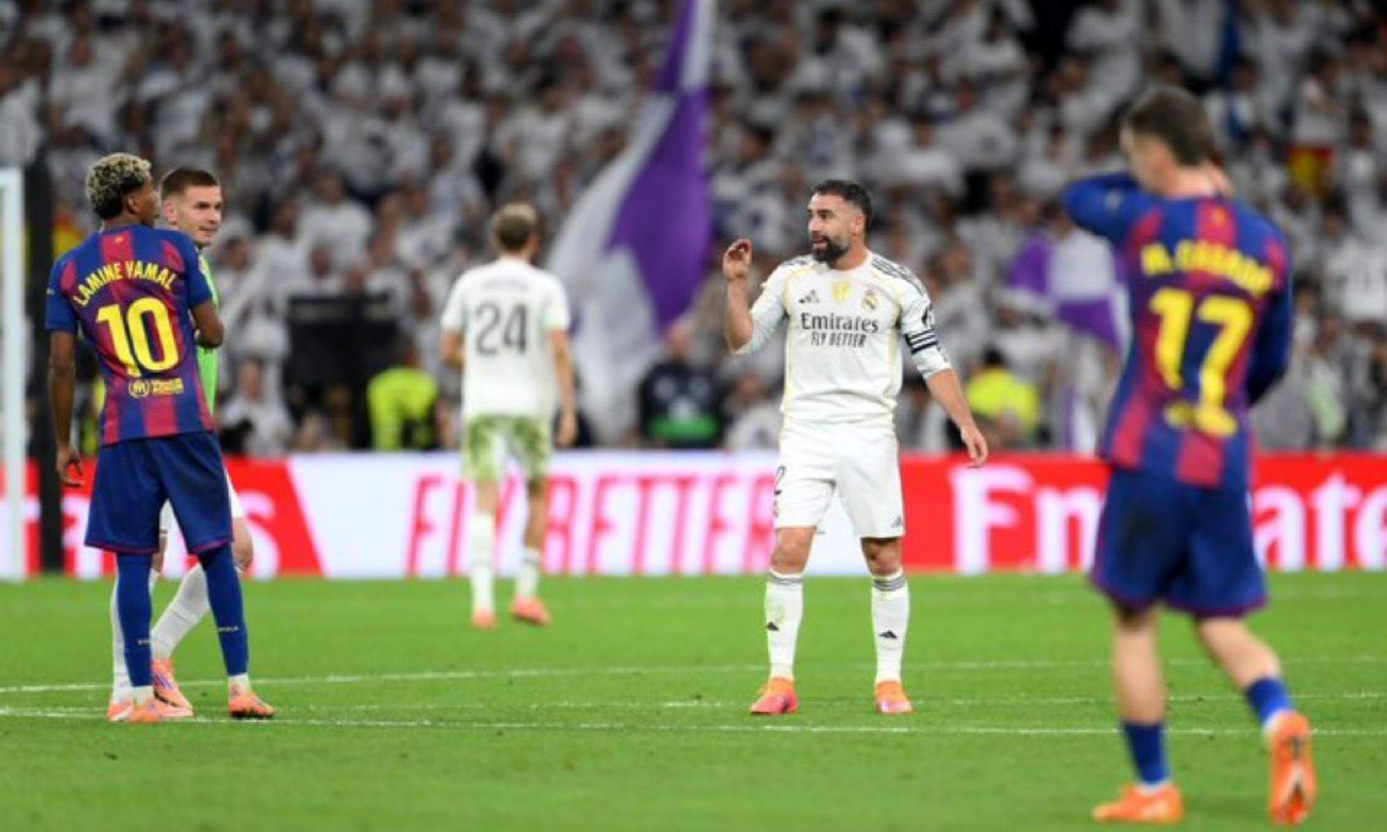 Carvajal puso a Lamine Yamal en su sitio tras el partido Carvajal puso a Lamine Yamal en su sitio tras el partido