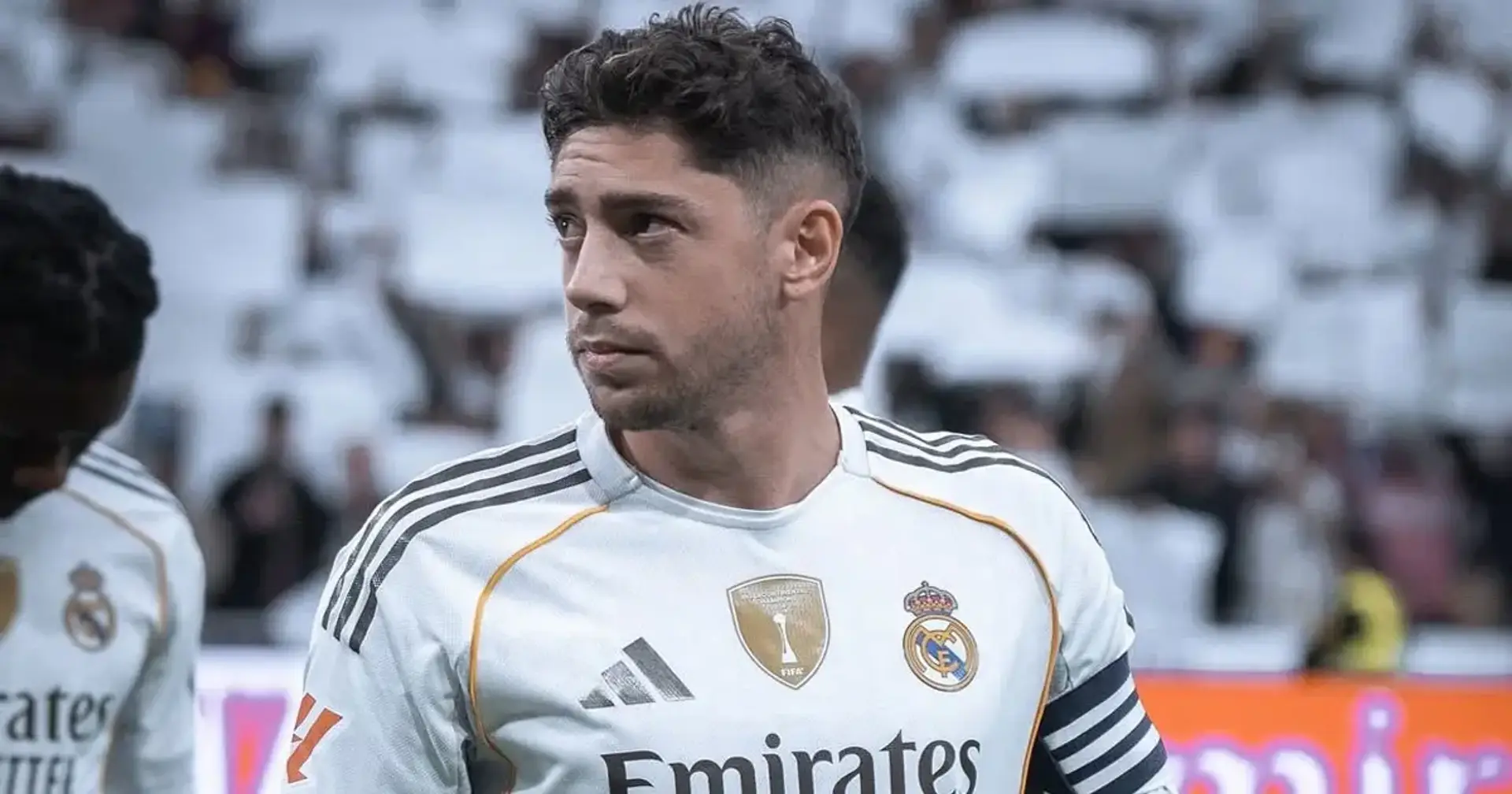 Fede Valverde antes del inicio del Clásico Fede Valverde antes del inicio del Clásico