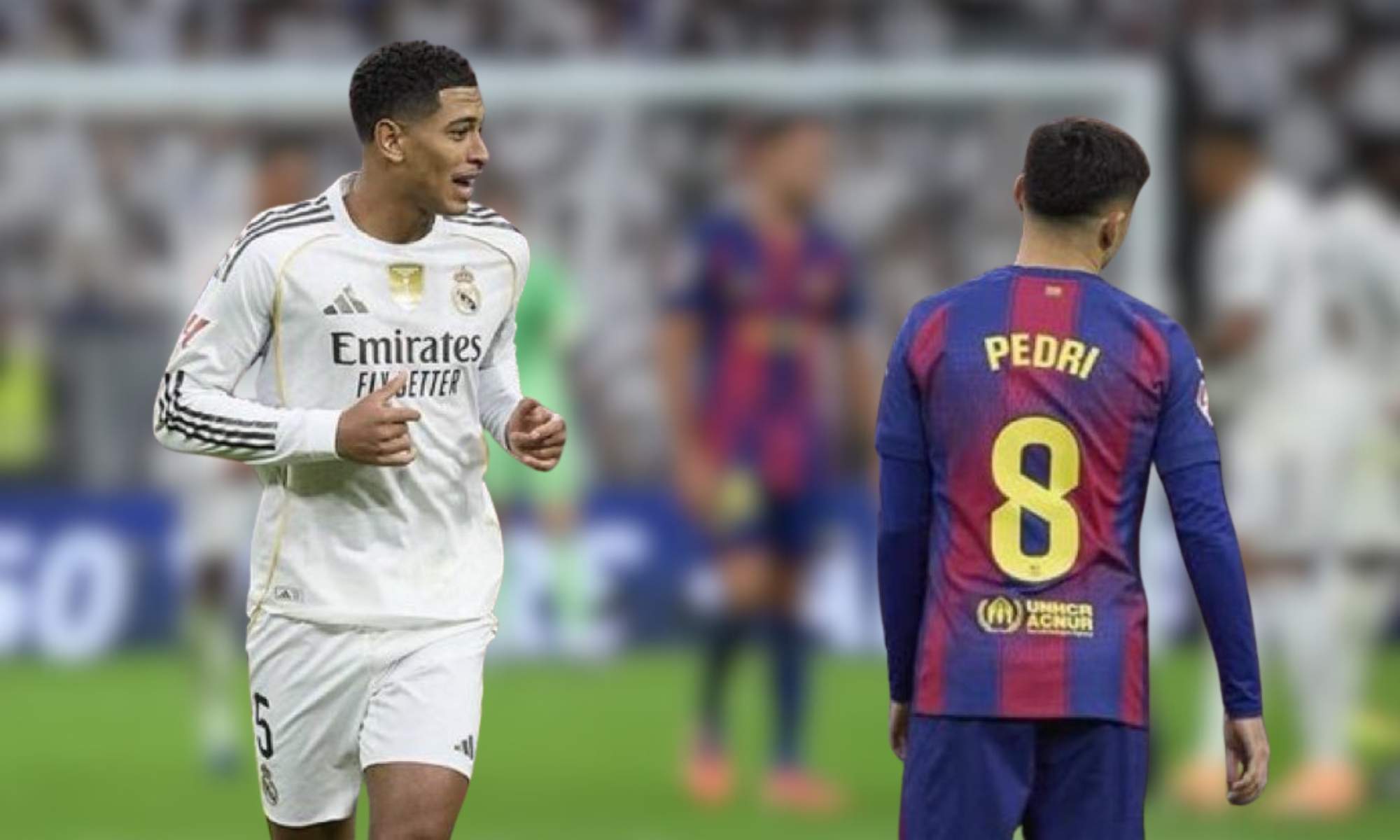 Bellingham y Pedri en El Clásico Bellingham y Pedri en El Clásico