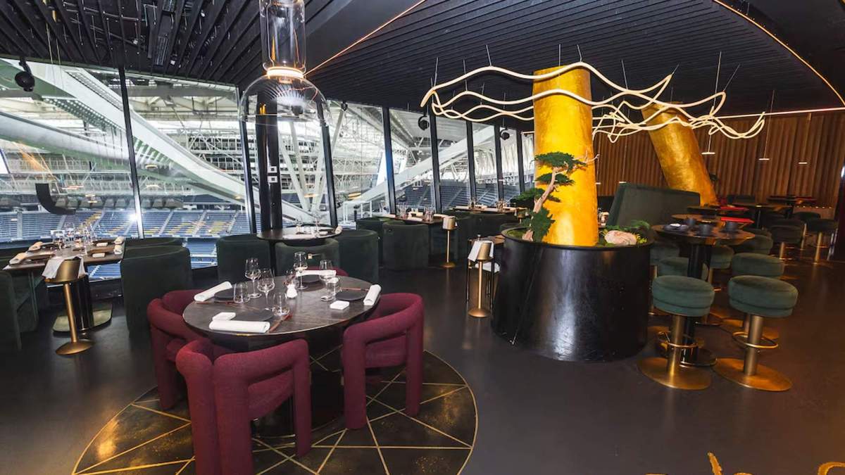 Restaurante de lujo en el estadio Santiago Bernabéu Restaurante de lujo en el estadio Santiago Bernabéu