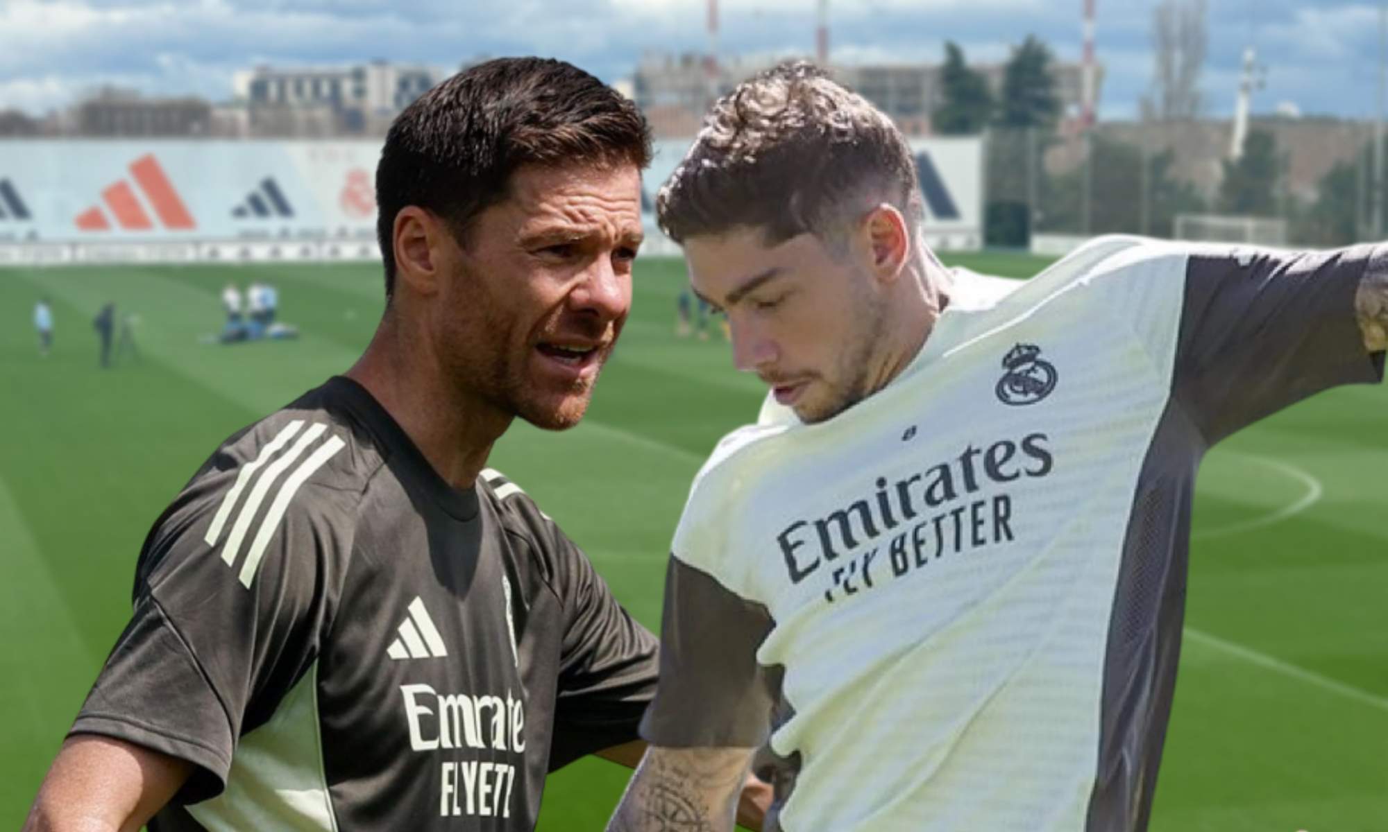 Xabi Alonso y Fede Valverde Xabi Alonso y Fede Valverde