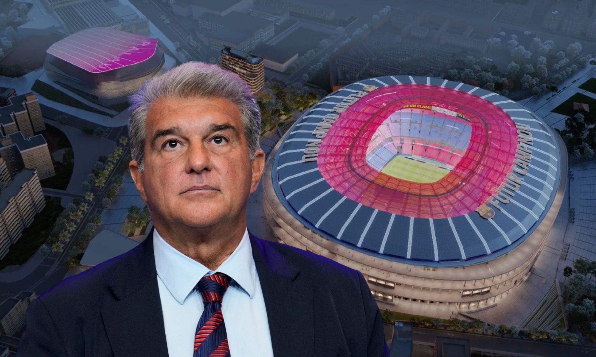Laporta y el Proyecto Espai Barça Laporta y el Proyecto Espai Barça