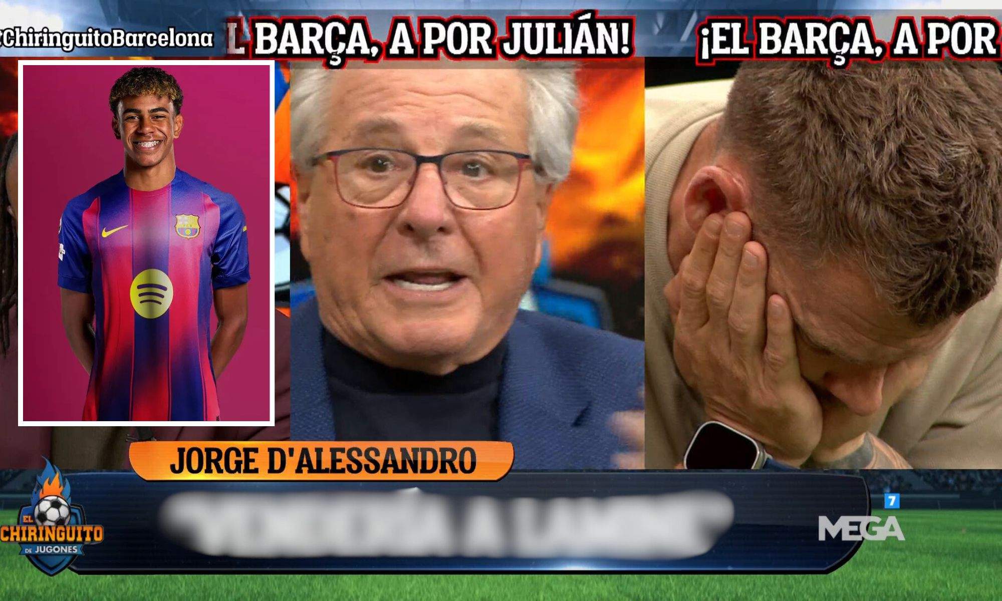 D'Alessandro, Lamine Yamal y Jota Jordi