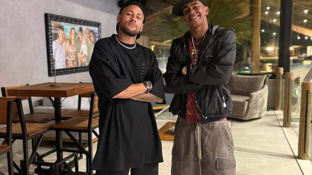 Neymar y Lamine Yamal Neymar y Lamine Yamal