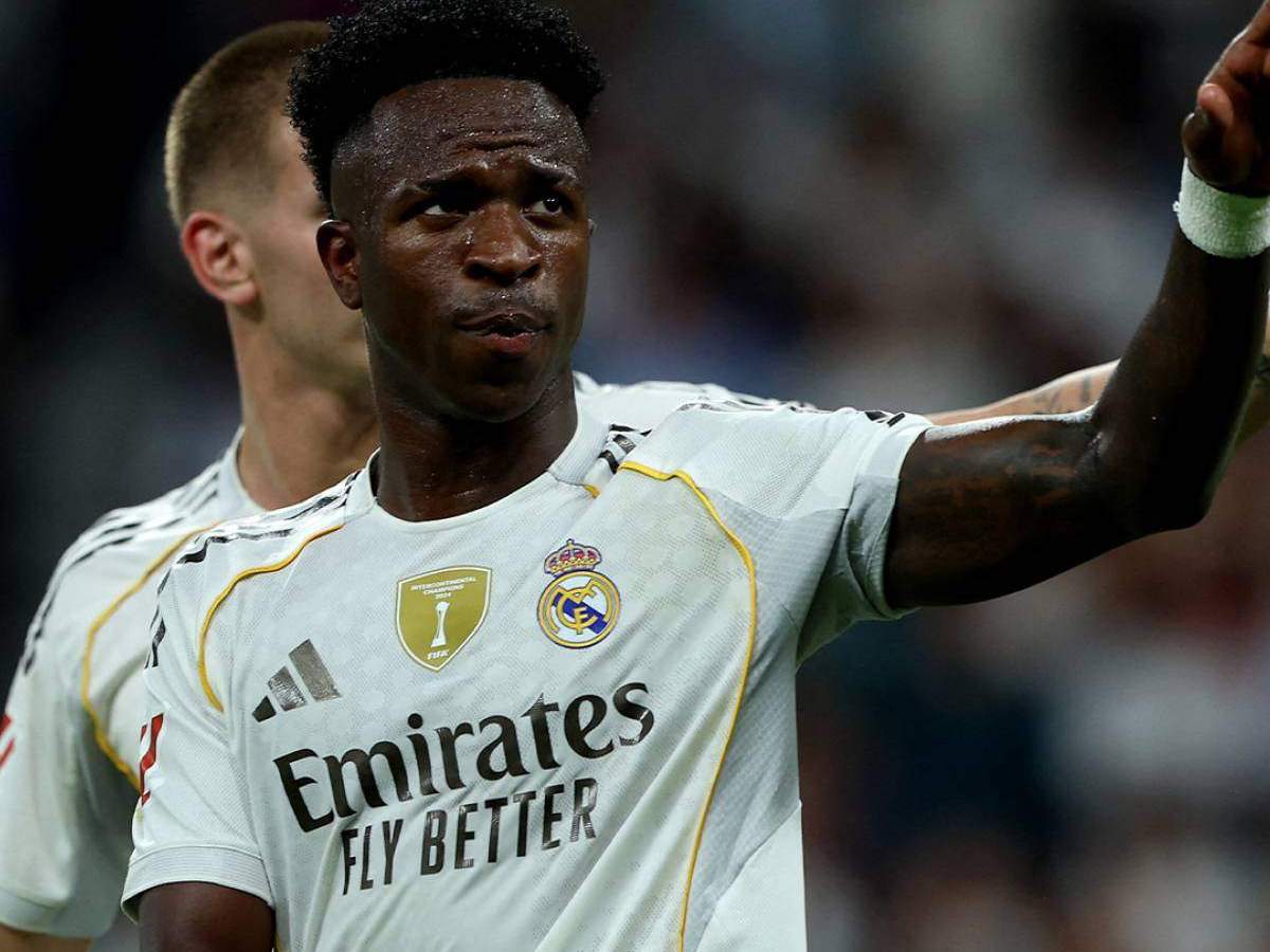 Vinícius Júnior durante un partido del Real Madrid. Vinícius Júnior durante un partido del Real Madrid.
