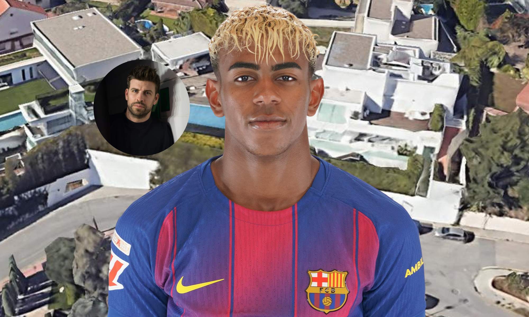 Lamine Yamal, su nueva casa y una foto de Gerard Piqué. 