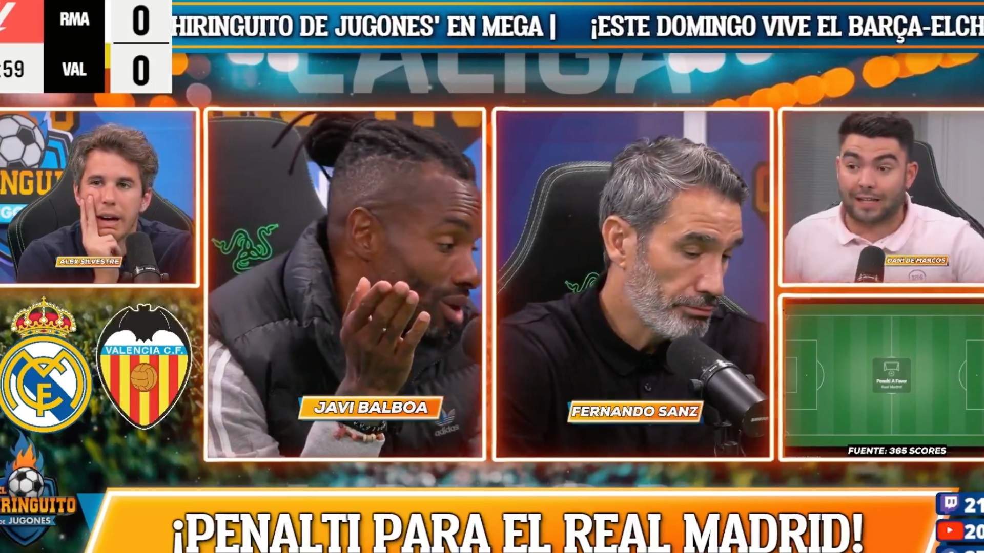 Álex Silvestre, del Valencia, estalla por el penalti del Real Madrid: "Se cargan..."