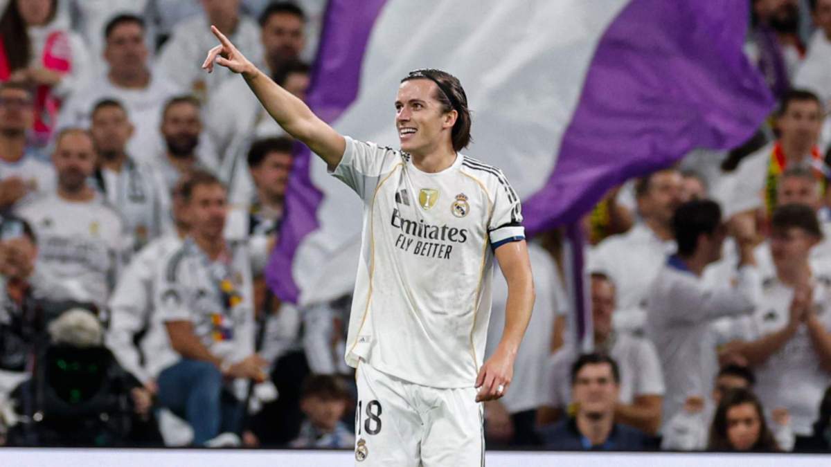 Álvaro Carreras celebrando su gol Álvaro Carreras celebrando su gol