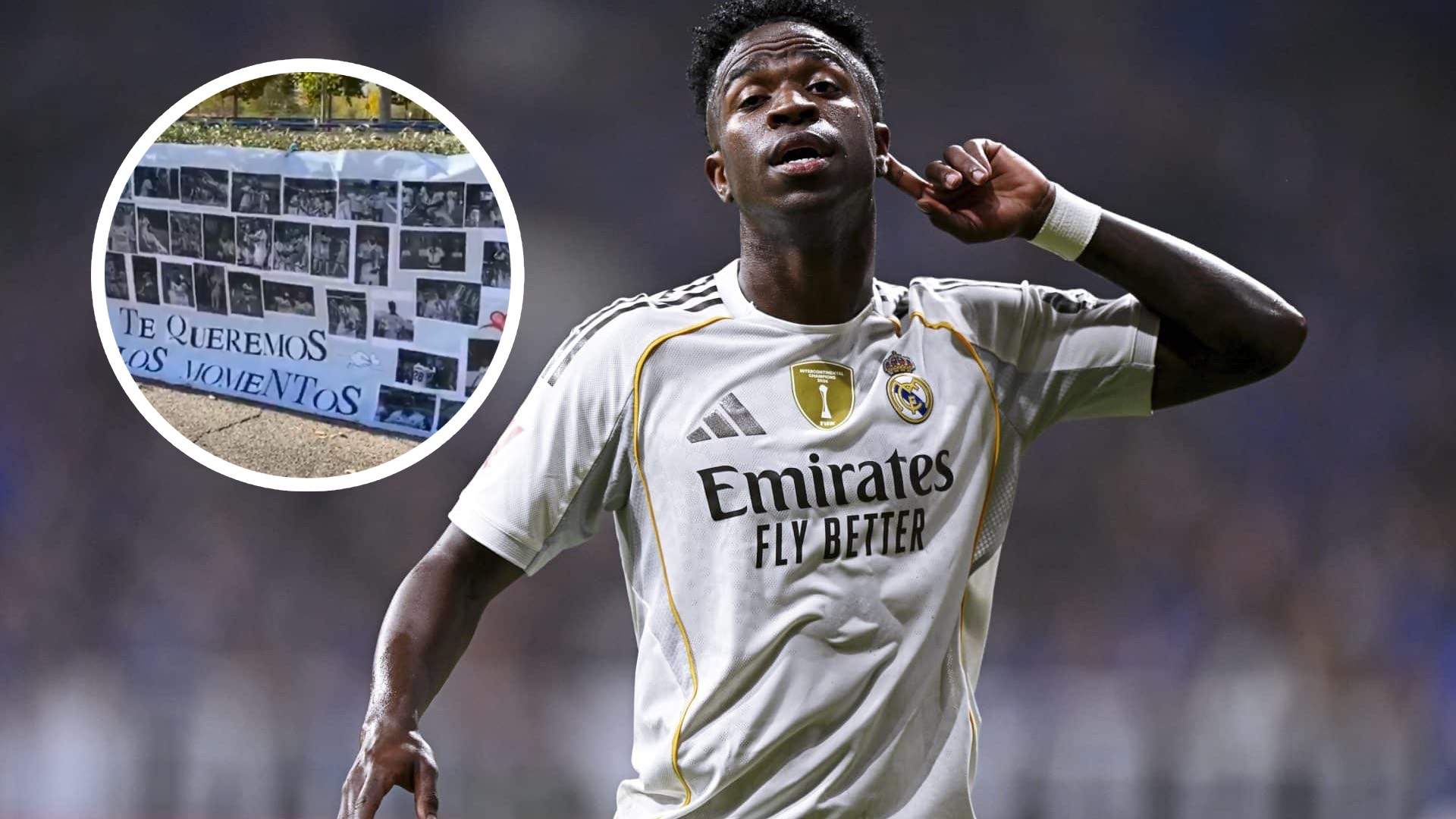 El madridismo sorprende a Vinicius con un recibimiento épico en Valdebebas