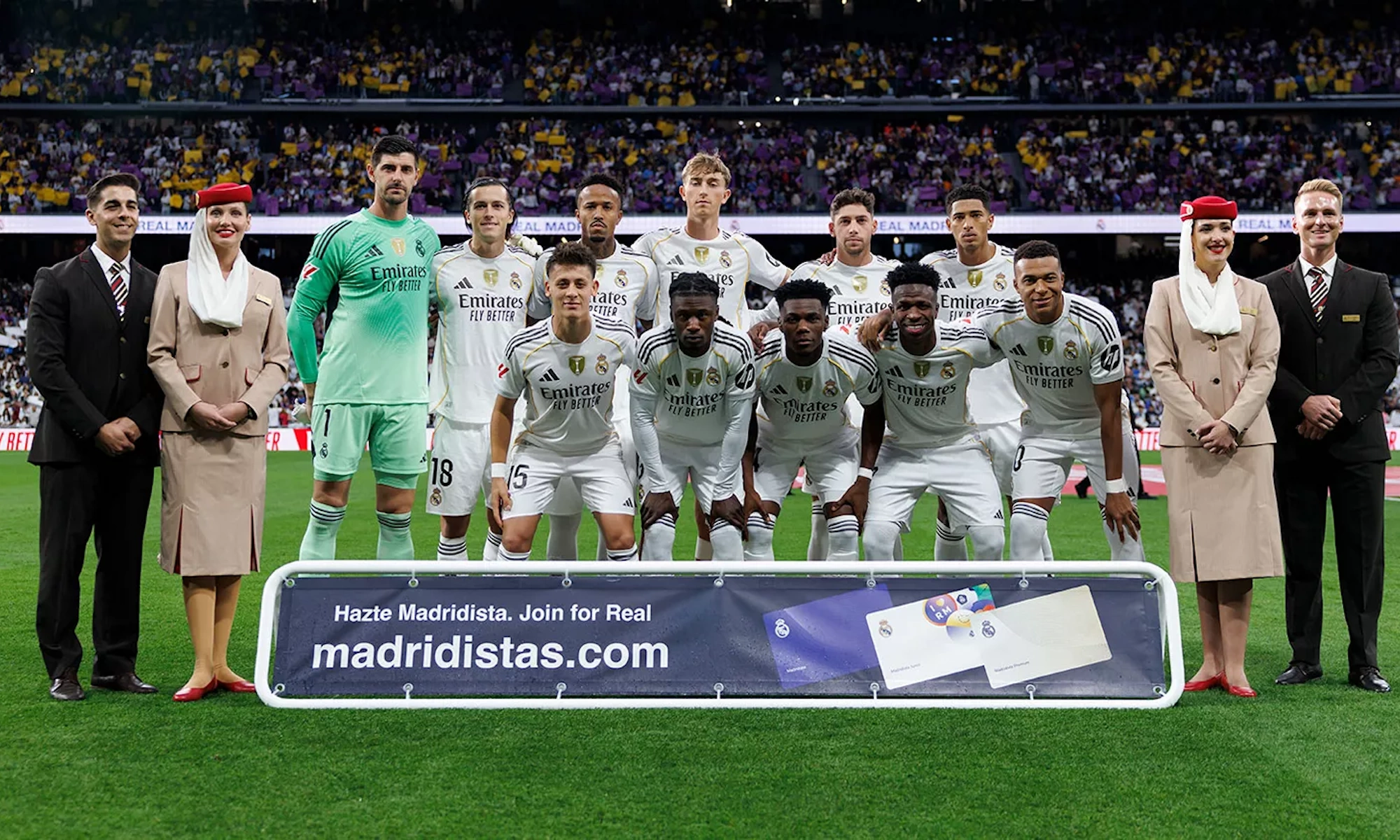 Once del Real Madrid en el Bernabéu