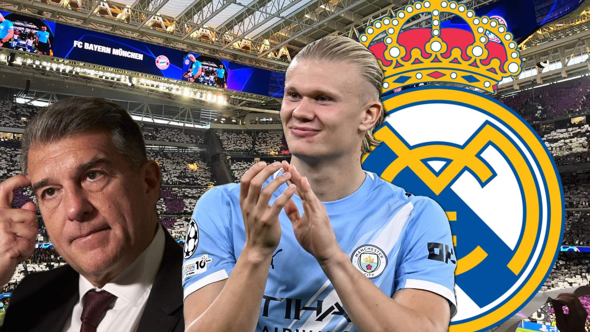 Haaland dice 'no' al Barcelona para fichar por el Real Madrid