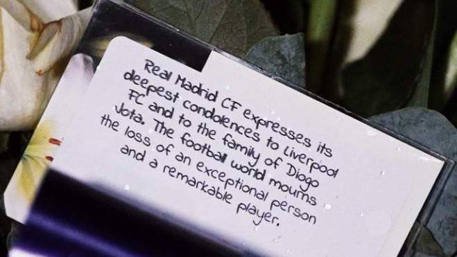 La carta del Real Madrid La carta del Real Madrid