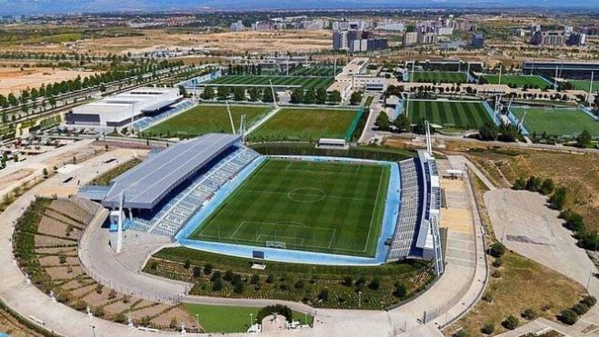 Ciudad deportiva del Real Madrid desde el aire 