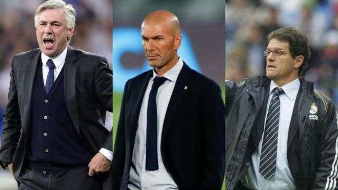Ancelotti, Zidane y Capello han sido tres grandes entrenadores del Real Madrid