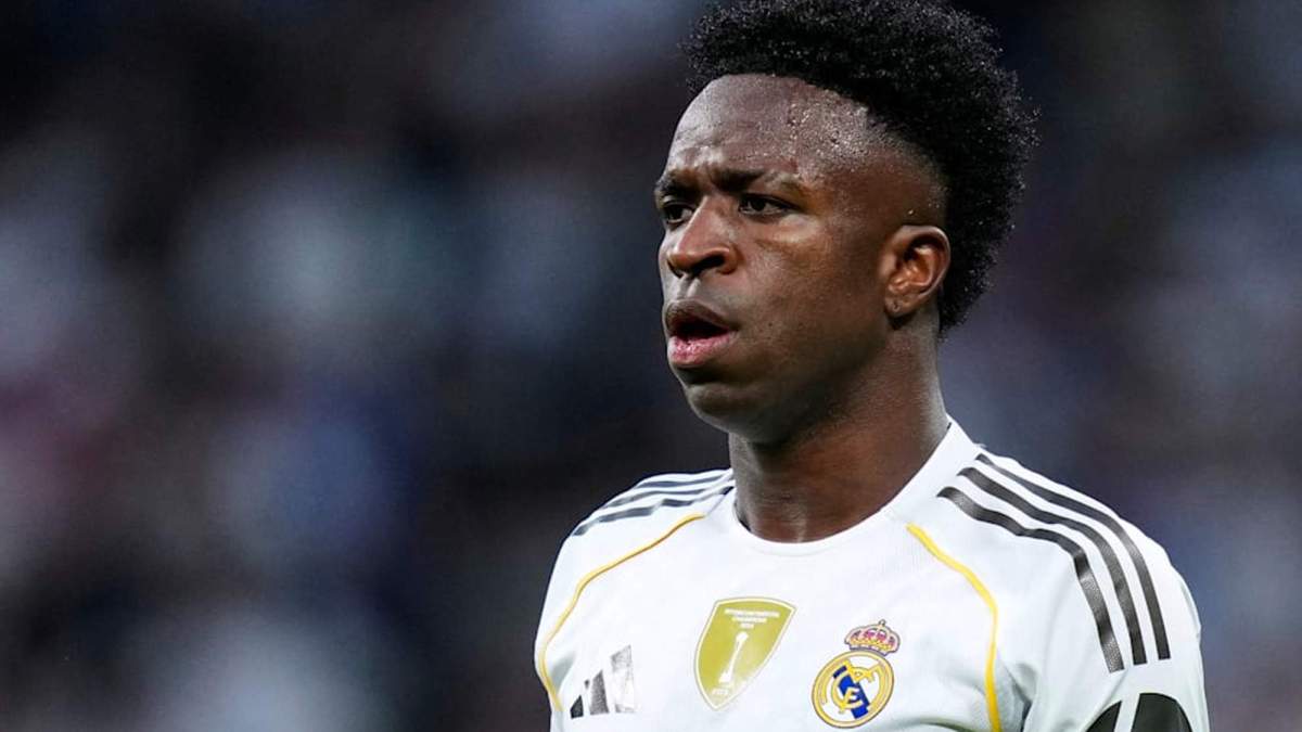 Vinícius Jr. jugando un partido con el Real Madrid Vinícius Jr. jugando un partido con el Real Madrid
