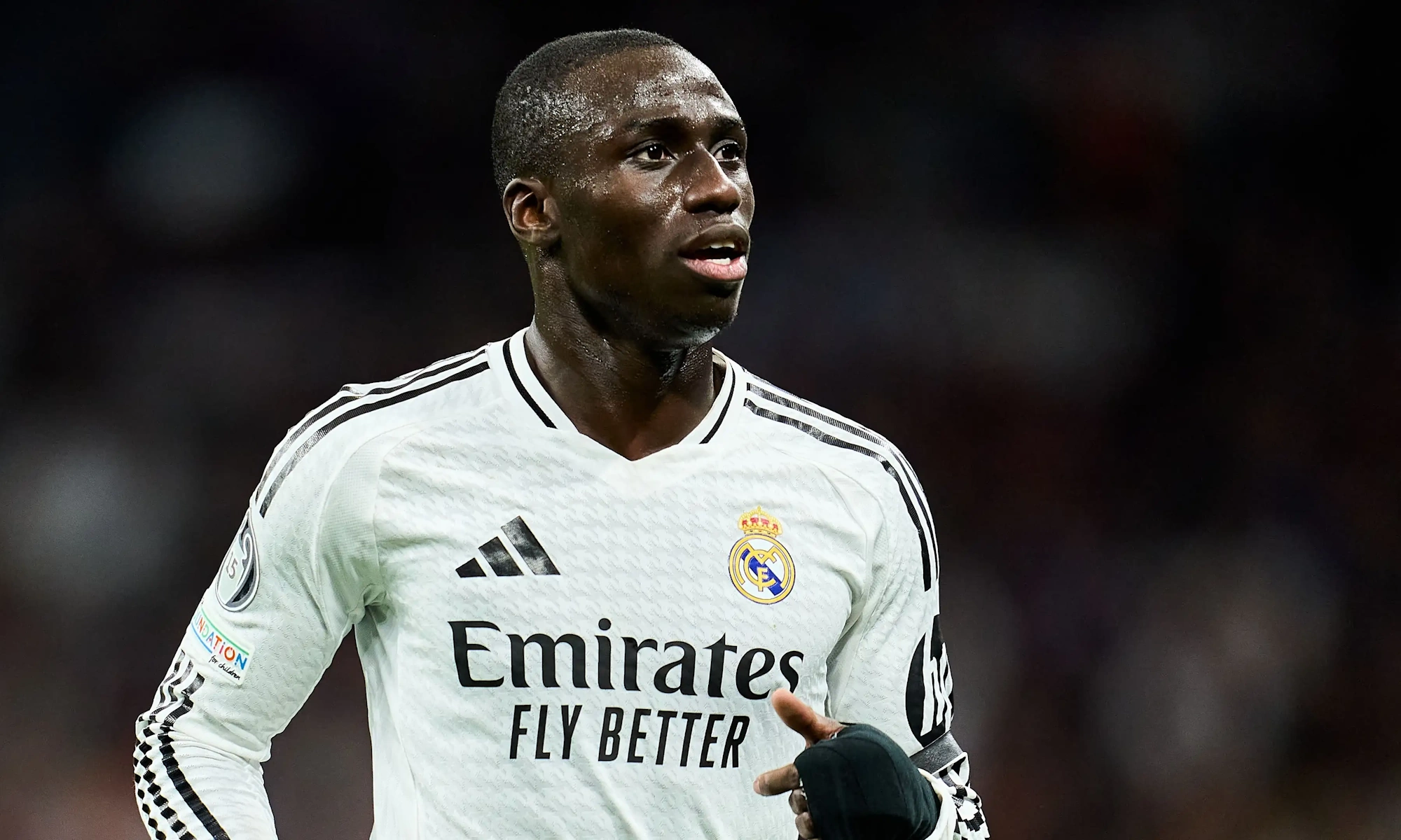 Mendy con el Real Madrid