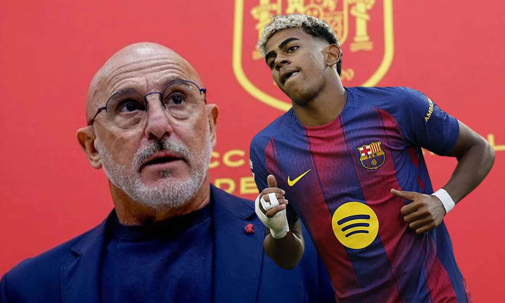 Luis de la Fuente y Lamine Yamal Luis de la Fuente y Lamine Yamal