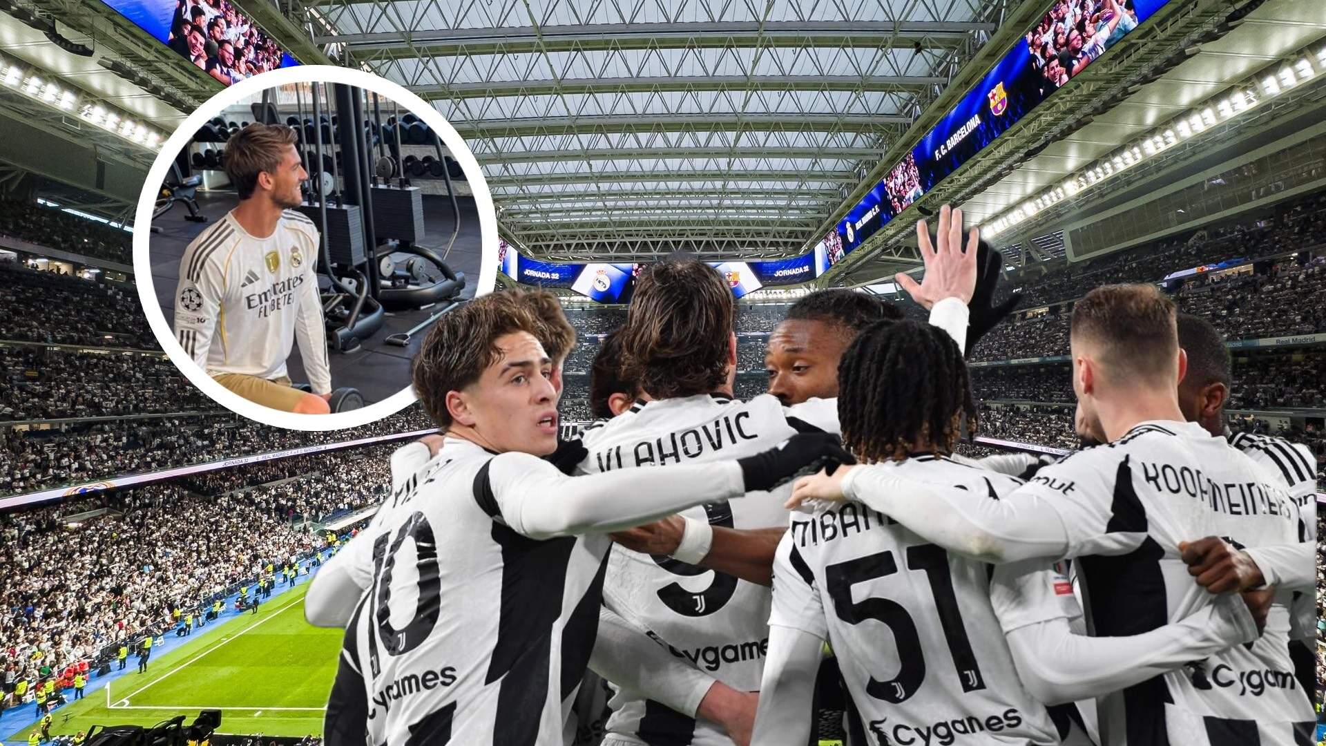 Un crack de la Juventus la lía en redes al posar con una camiseta del Real Madrid