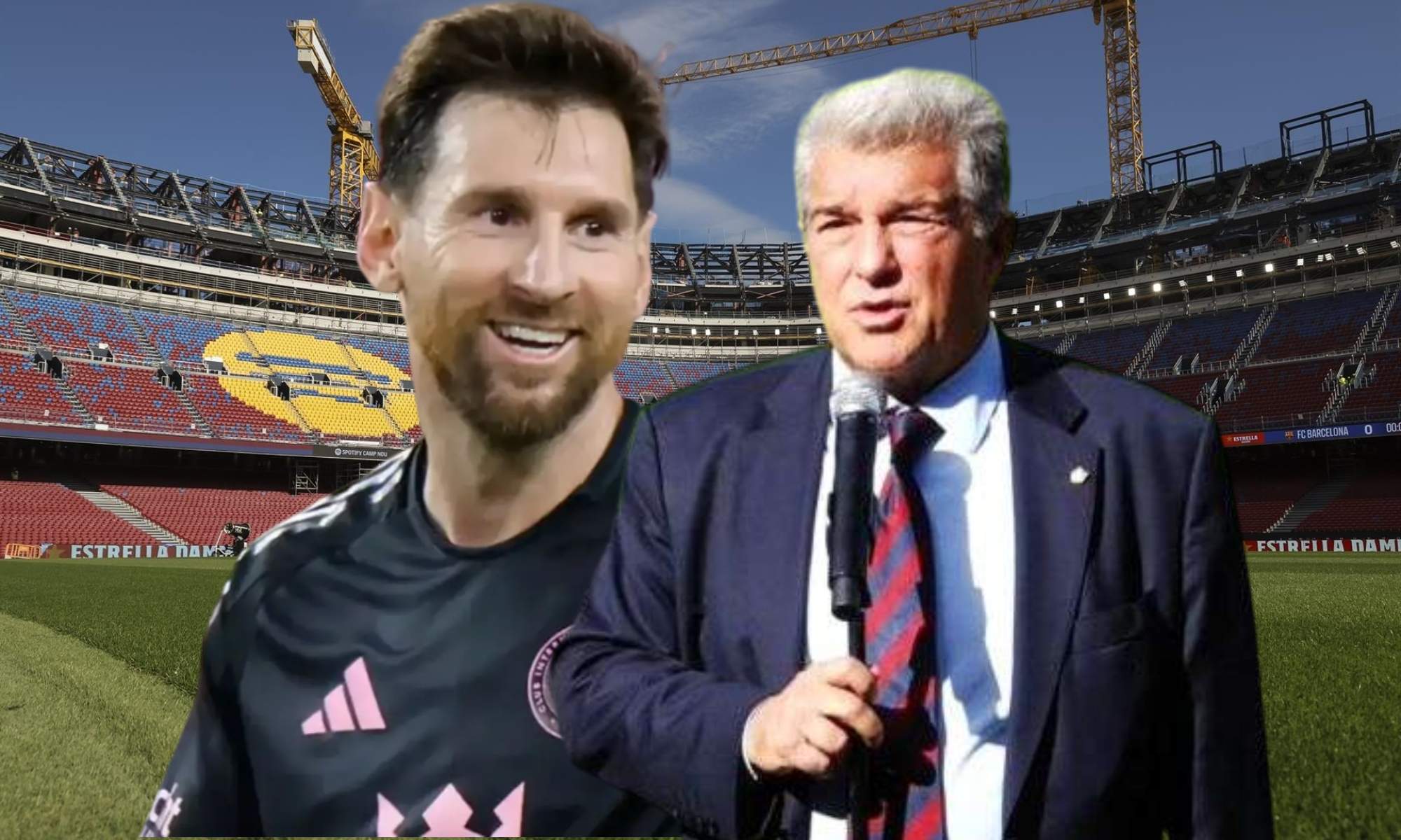 La relación entre Laporta y Messi es cada vez más nula