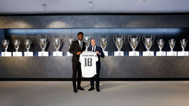 Presentación de Tchouameni como nuevo jugador del Real Madrid