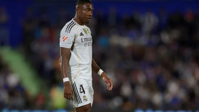 David Alaba durante el Getafe - Real Madrid David Alaba durante el Getafe - Real Madrid