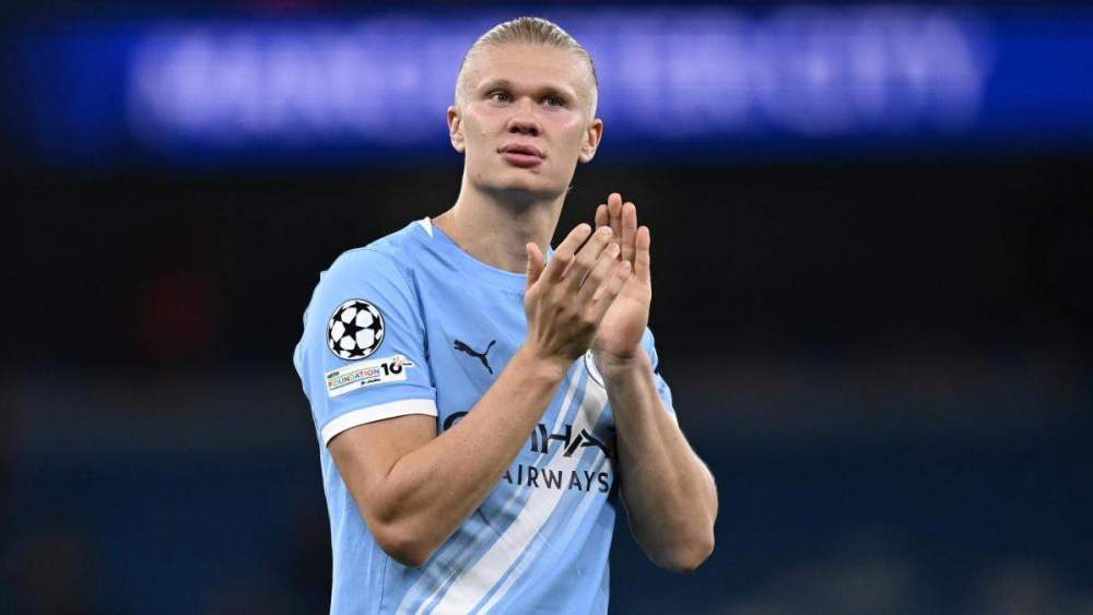 Haaland con el Manchester City Haaland con el Manchester City