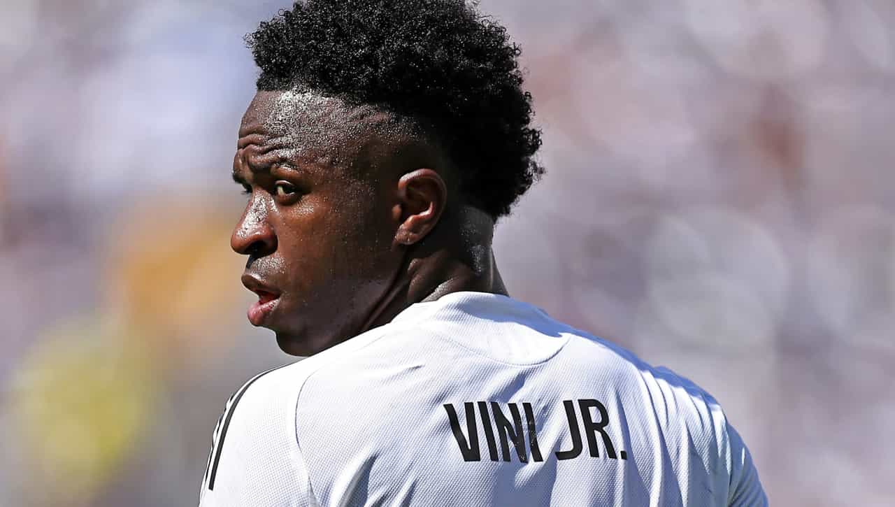 Vinicius durante un partido del Mundial de Clubes