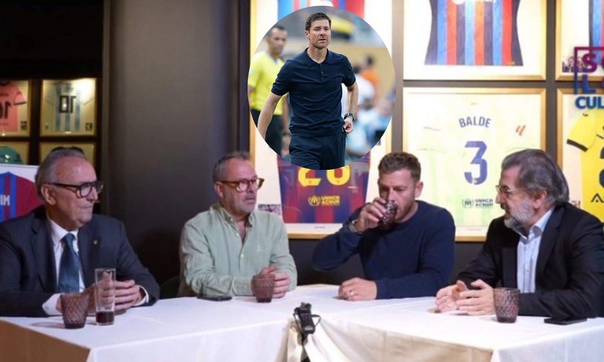 Xabi Alonso sobre la mesa de solo para Culés