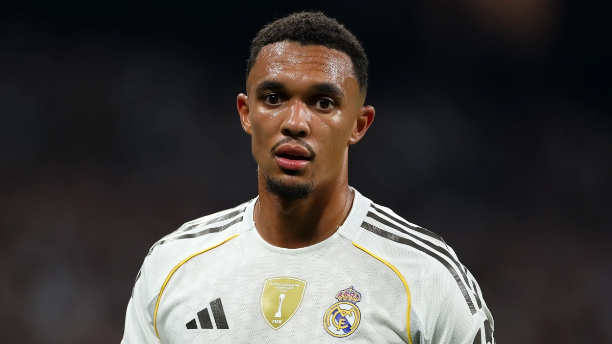 Trent Alexander-Arnold jugando con el Real Madrid. Trent Alexander-Arnold jugando con el Real Madrid.
