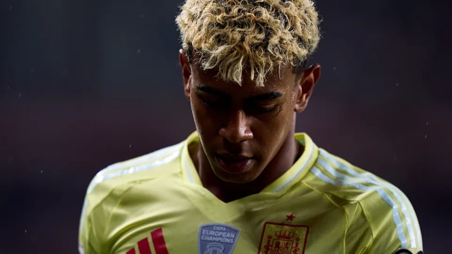 Lamine Yamal con la Selección de España Lamine Yamal con la Selección de España