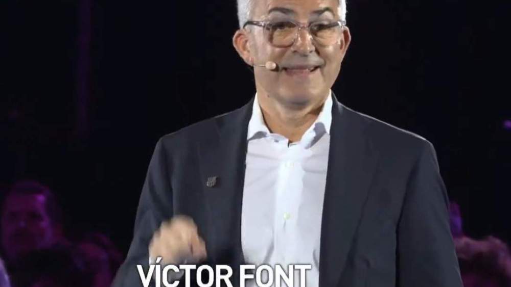 Víctor Font en su discurso