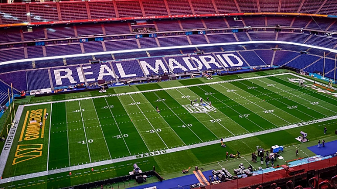El Bernabéu listo para la NFL