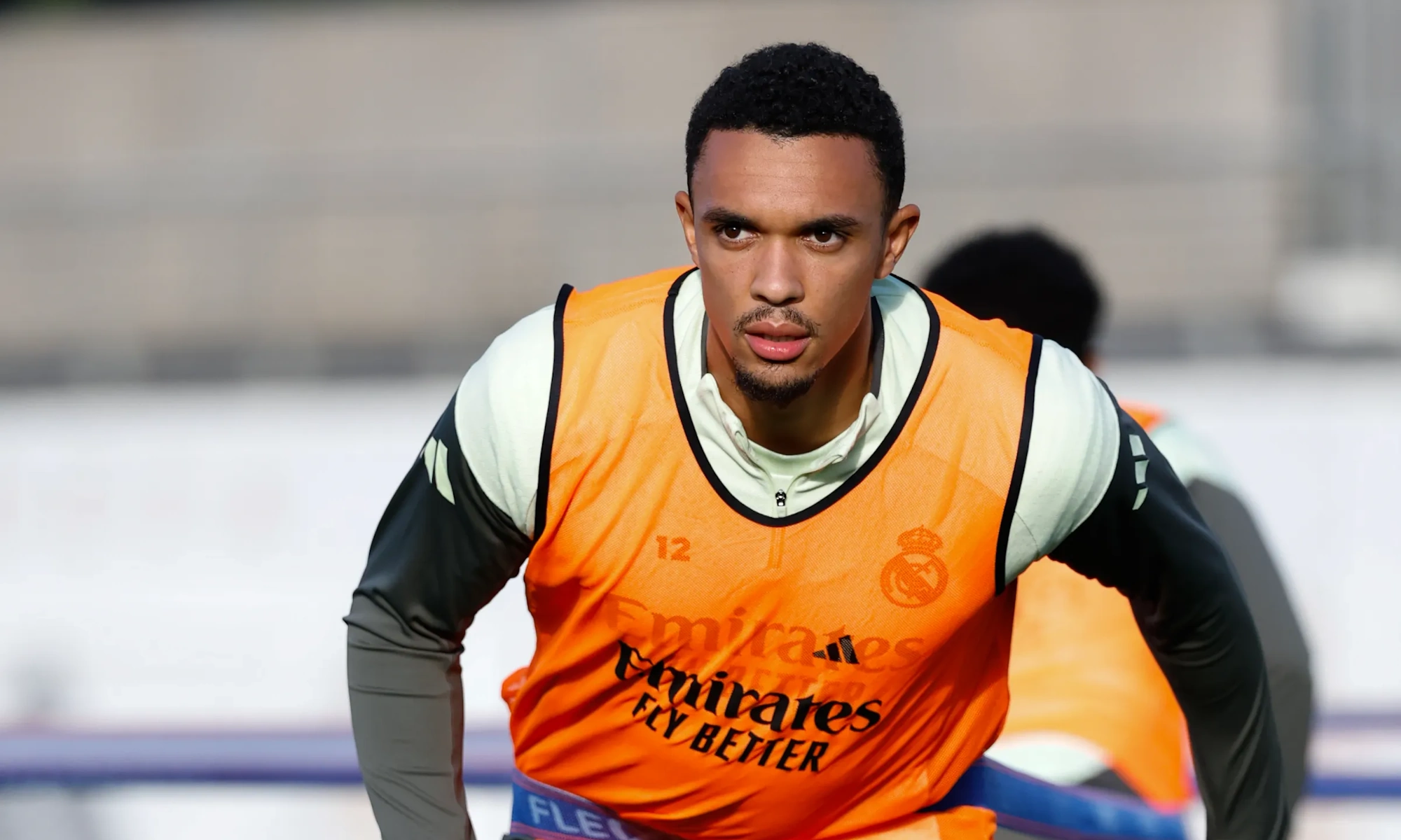 Trent entrenando con el Real Madrid