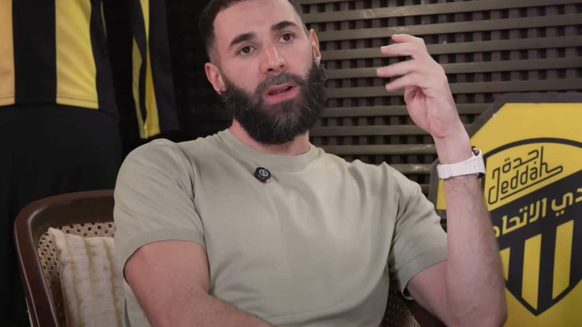 Benzema en la entrevista