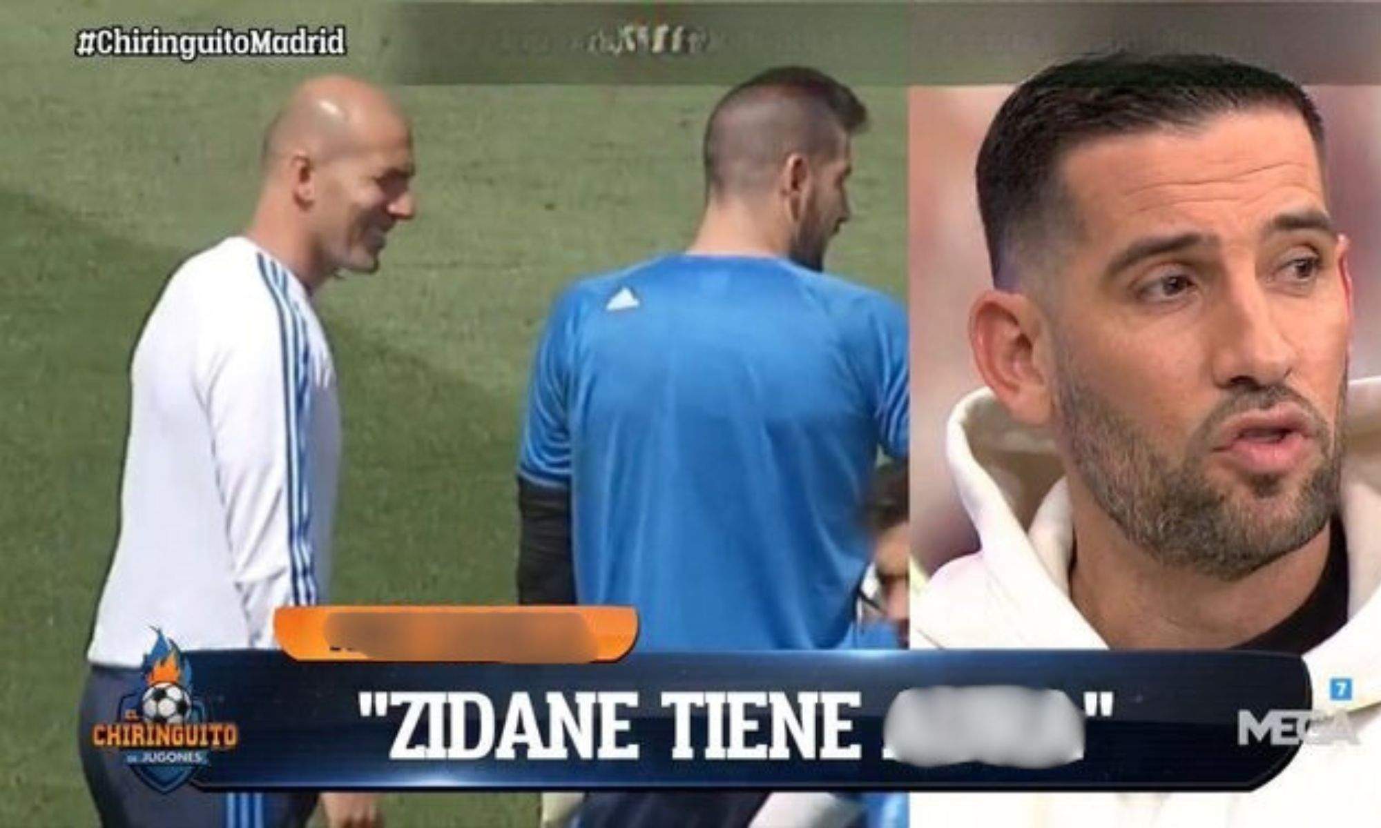 Zidane y Kiko Casilla