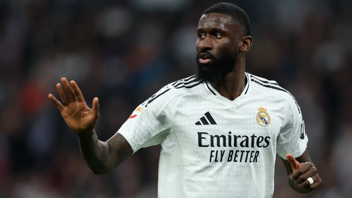 Rüdiger con el Real Madrid