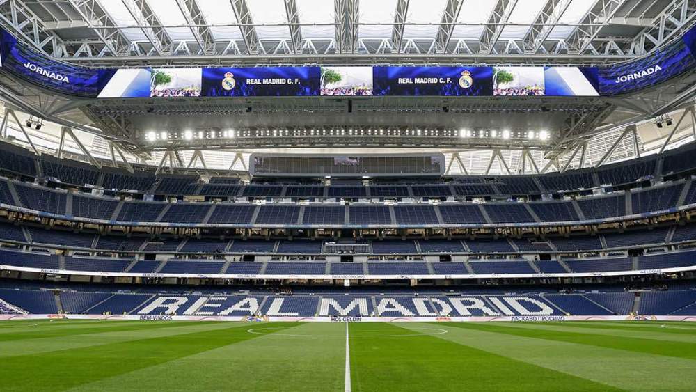 Santiago Bernabéu, estadio del Real Madrid.