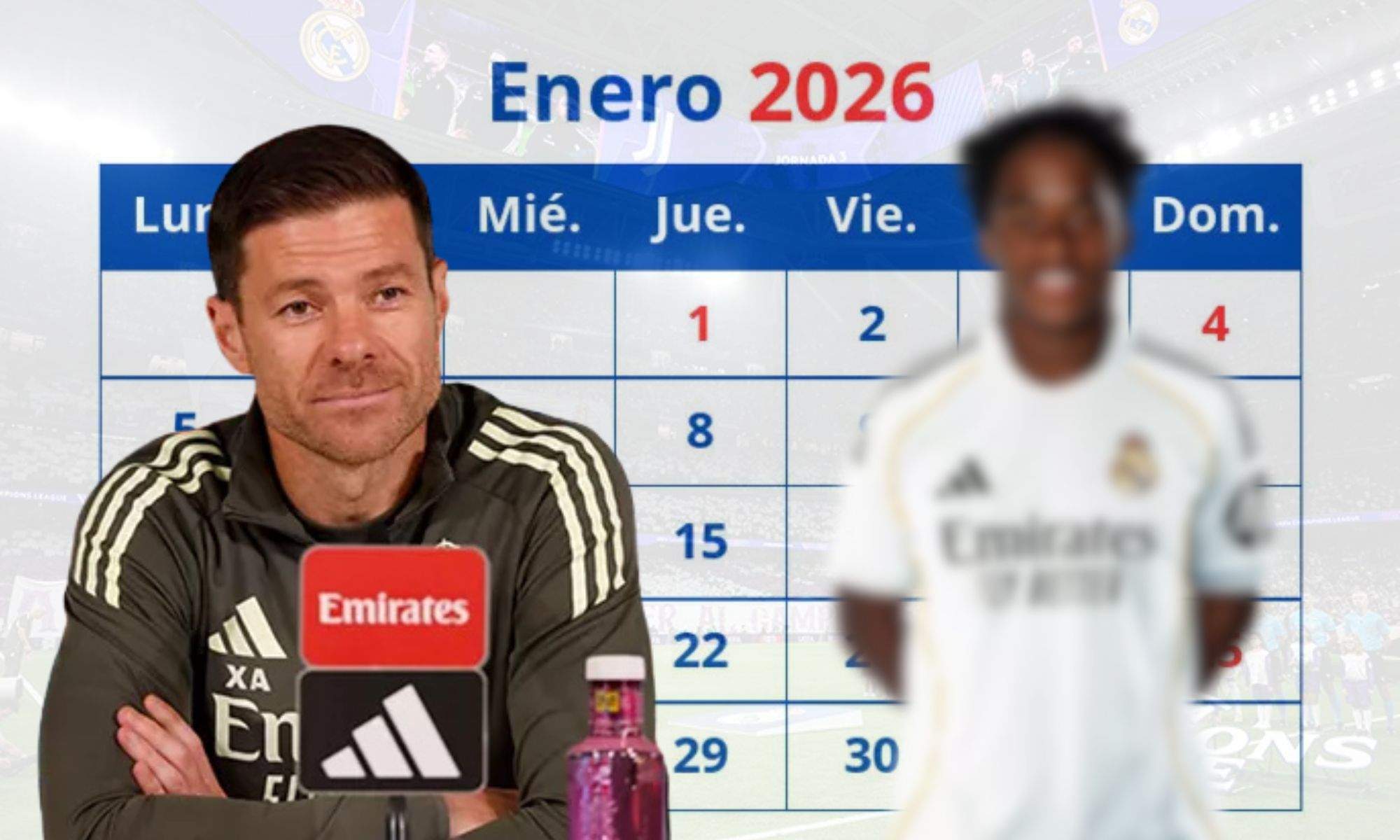 Xabi Alonso y Endrick sobre enero 2026