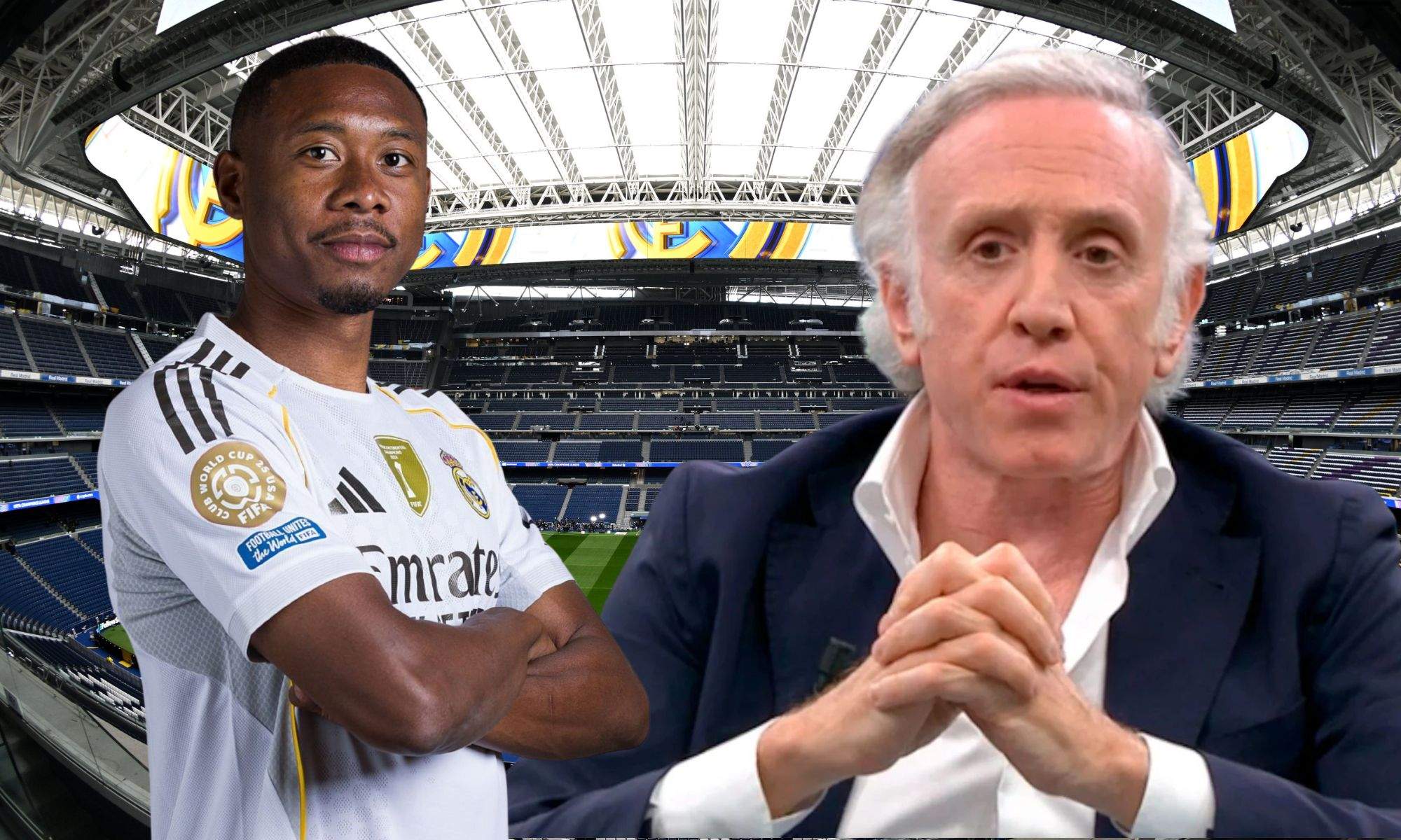 Alaba y Eduardo Inda