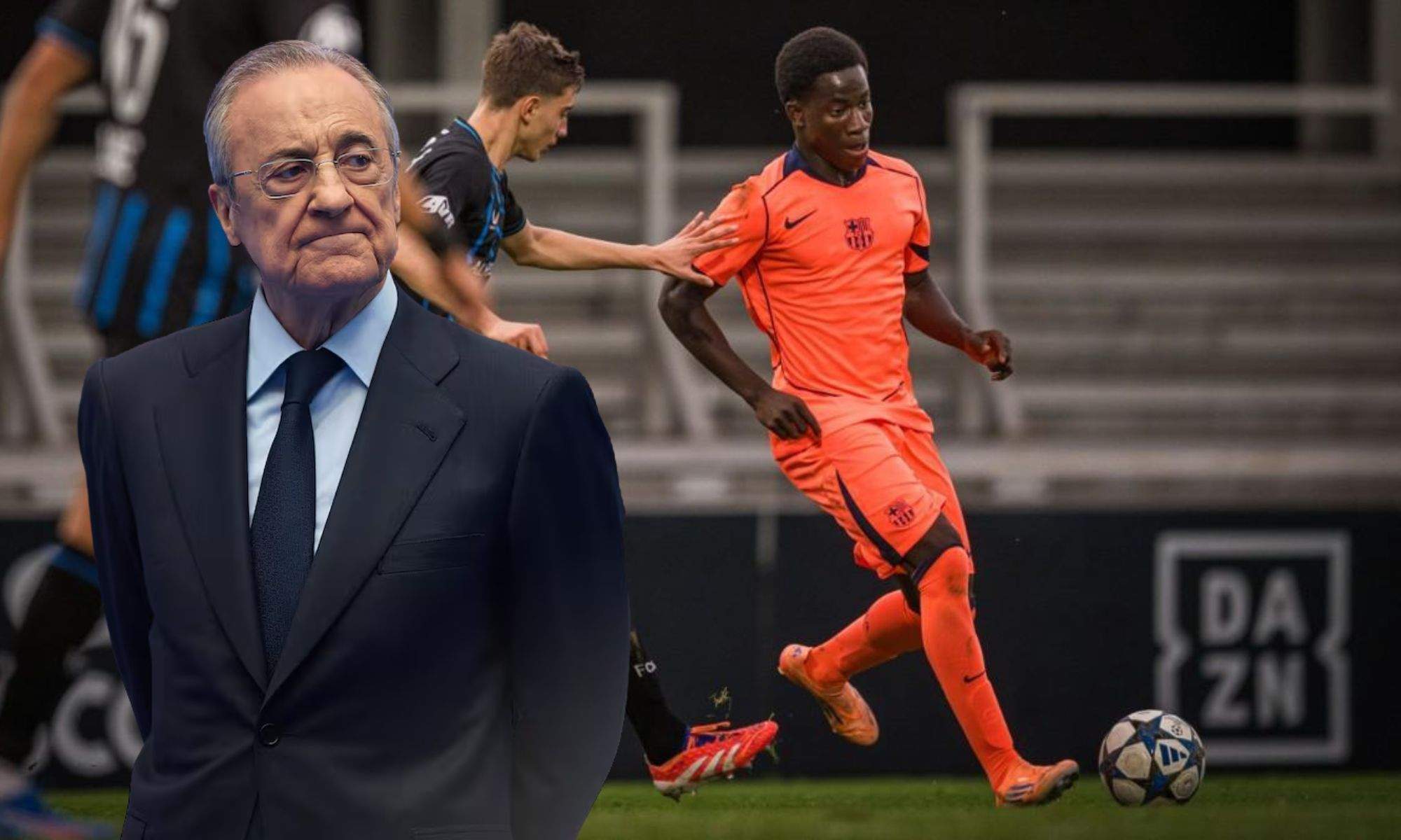 Florentino Pérez y Ebrima Tunkara